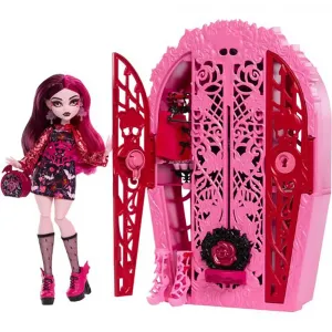 Детская кукла Mattel Games Skulltimate Secrets Monster High Doll, розовый