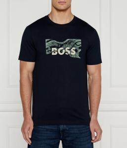Футболка BOSS ORANGE Regular Fit, темно-синий