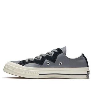 Кроссовки chuck 1970s leather low top grey black Converse, серый