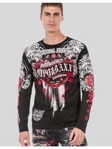 Функциональный лонгслив Cipo & Baxx, черный