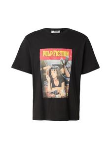 JACK & JONES Футболка 'JORPULP FICTION' в черном цвете