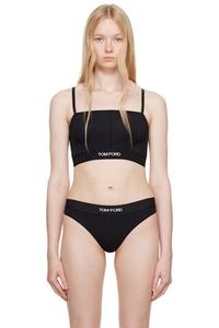 Черная модальная фирменная кофточка TOM FORD