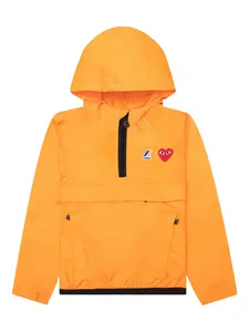 Куртка на молнии с логотипом из коллаборации с K-Way Comme Des Garçons Play Kids, оранжевый