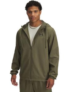 Куртка софтшелл Rival Woven Windbreaker зеленого цвета Under Armour