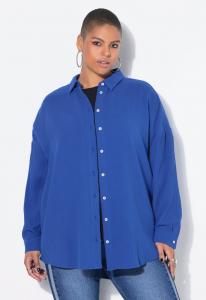 Блуза Studio Untold Button-down blouse, Sapphire/Blue