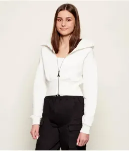 Толстовка regular fit Patrizia Pepe, белый