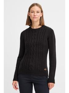 Пуловер Oxmo Strickpullover OXCARRYONE 21301292ME modischer Strickpullover, черный