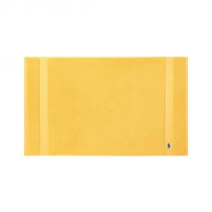 Хлопковый коврик для ванной Polo Player 24 Ralph Lauren Home, желтый