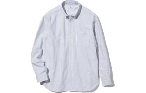 Мужская рубашка UNIQLO, цвет 07 Bluish gray