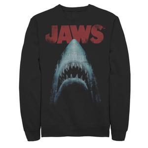 Мужской свитшот крупным планом с постером классического фильма «Челюсти» Licensed Character