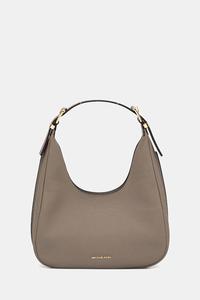 Кожаная сумка Michael Michael Kors, бежевый