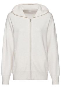 Толстовка с капюшоном на молнии Elbsand Zip-Up Hoodie, белый