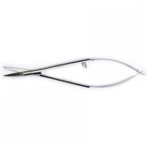 Профессиональные пружинные ножницы из нержавеющей стали, изогнутые ножницы для ногтей для педикюра, маникюра и дизайна ногтей, Andreia