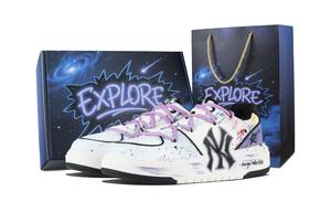 MLB Чанки лайнеры Dream Purple устойчивые к истиранию лоу-топы для скейтбординга унисекс фиолетово-черные светло-фиолетовые, цвет Light Purple