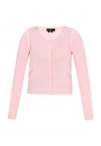 Вязаный кардиган faina, розовый