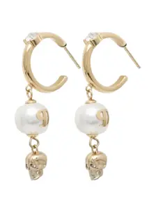 Серьги-кольца с подвесками Philipp Plein, золотой