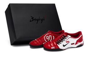 Nike Футбольные бутсы Total 90 IIl износостойкие унисекс, черные, белые, красные