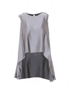 Асимметричный топ с круглым вырезом Eleh, серый