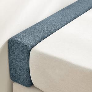 Generic Клиновидная подушка для кровати с наполнителем щелей у изголовья Blue