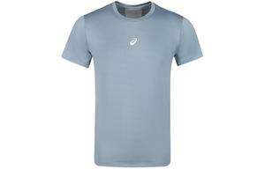 Футболка мужская серая голубая Asics