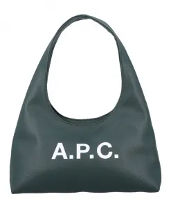 Темно-Зеленая женская сумочка A.P.C., зеленый