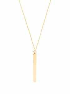 Колье Cube Chain Gold из позолоченного серебра Tom Wood, золотистый