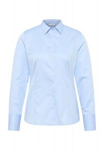 Атласная рубашка REGULAR FIT ETERNA, светло-синий