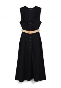 Платье-рубашка Calliope, черный