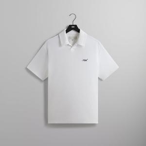 Рубашка Kith Micro Waffle Drew Polo, белый
