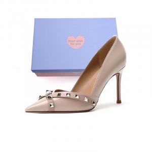 Xingdiman Стройные каблуки на шпильке 8 см женские - нюд 8 см, цвет Nude 8CM