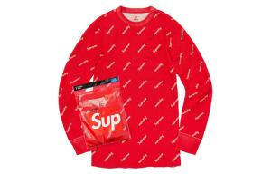 Утепленный топ унисекс Supreme, Красный