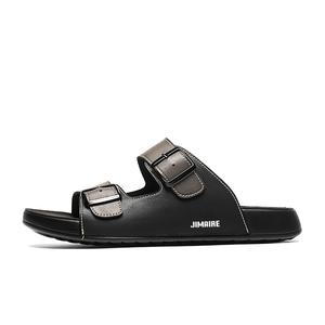 King Jinmai Слайдеры мужские черно-коричневые, цвет Black Brown