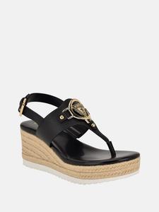 Стенни сандалии-эспадрильи на тонких бретелях Guess Factory, черный