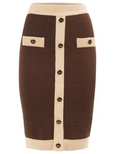 Юбка Influencer, коричневый