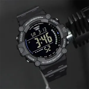 CASIO Мужские черные часы