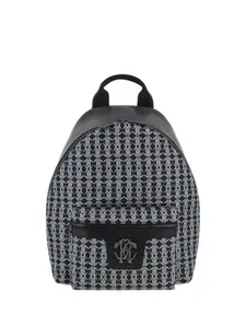 Рюкзак Monogram Mirror Snake Roberto Cavalli, черный