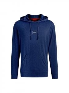 Темно-синяя толстовка с капюшоном HUGO