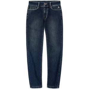 Винтажные комфортные эластичные повседневные длинные прямые джинсы с мягким драпированием мужские CAMEL, синие