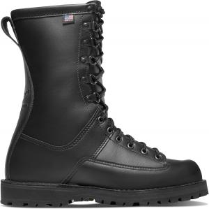 Мужские ботинки Danner Fort Lewis 10" - верх из цельнозернистой кожи, подходящей для полировки, водонепроницаемая GORE-TEX, утеплитель Thinsulate 200G, подошва Vibram, черный