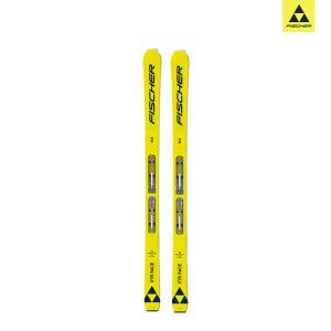 Fischer Мужские и женские лыжи для начинающих и среднего уровня, двухбортные, RACE/TREND/RC, ярко-желтые, 165 см
