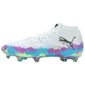 PUMA Футбольные бутсы FUTURE 8 FG Firm Ground, устойчивые к истиранию и скольжению, унисекс, белые