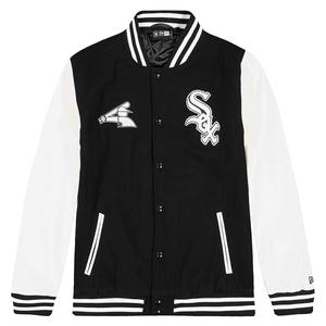 Куртка MLB WORDMARK VARSITY JACKET CHICAGO WHITE SOX New Era, цвет Schwarz/Weiß
