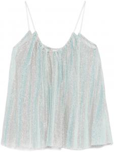 Forte Forte топ с люрексом, синий