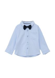 Рубашка на пуговицах классического кроя s.Oliver, светло-синий/темно-синий