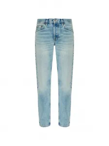 Джинсы на пуговицах Re/Done, синий