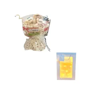 Милые плюшевые куклы щенки Twisted Stick высотой 25 см MIC RABBIT, 3 Pack Puppy