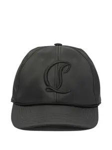 Бейсболка с вышитым логотипом Christian Louboutin, черный