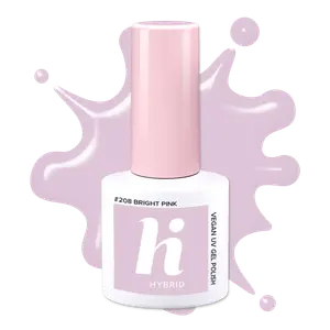 Гибридный лак для ногтей Hi Hybrid, 208 Bright Pink