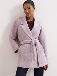 Пальто-накидка Niamh в рубчик «ёлочка» Phase Eight, Lilac