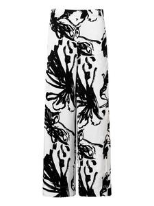 Брюки с принтом Кассандра, черно-белые Mart Visser